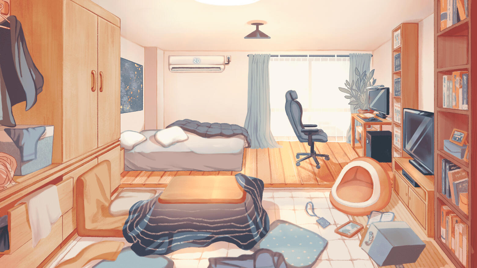 Kazuha's Bedroom (Messy) BG
