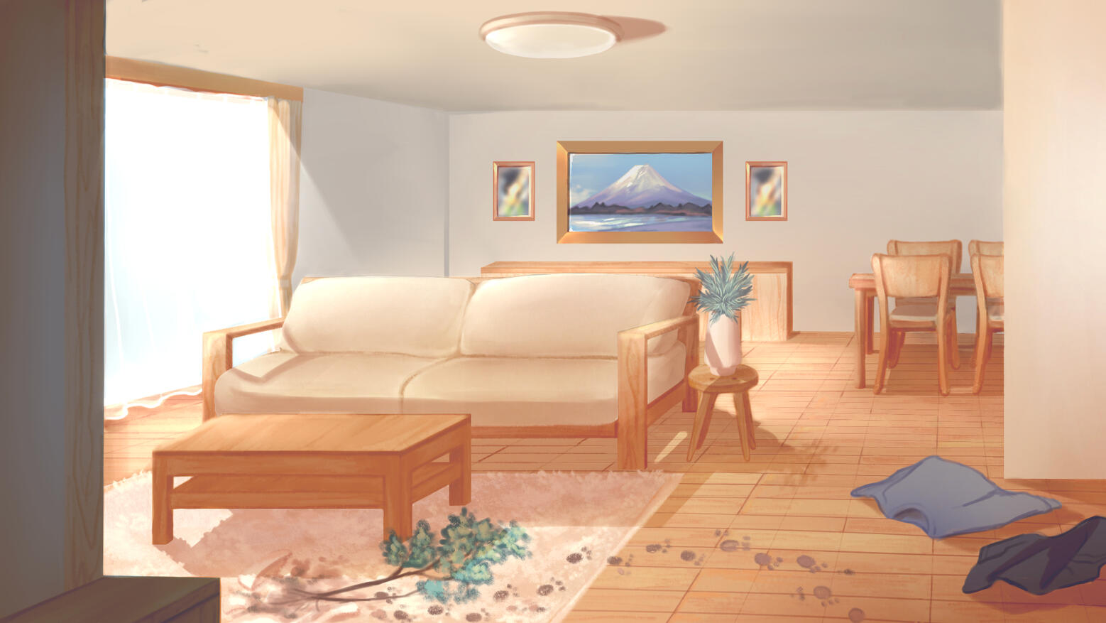 Kazuha's Living Room (Messy) BG